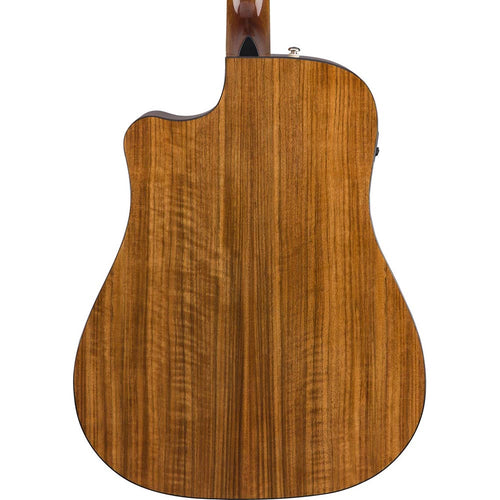 Fender CD-140SCE Dreadnought Walnut Fingerboard, Natural With Case