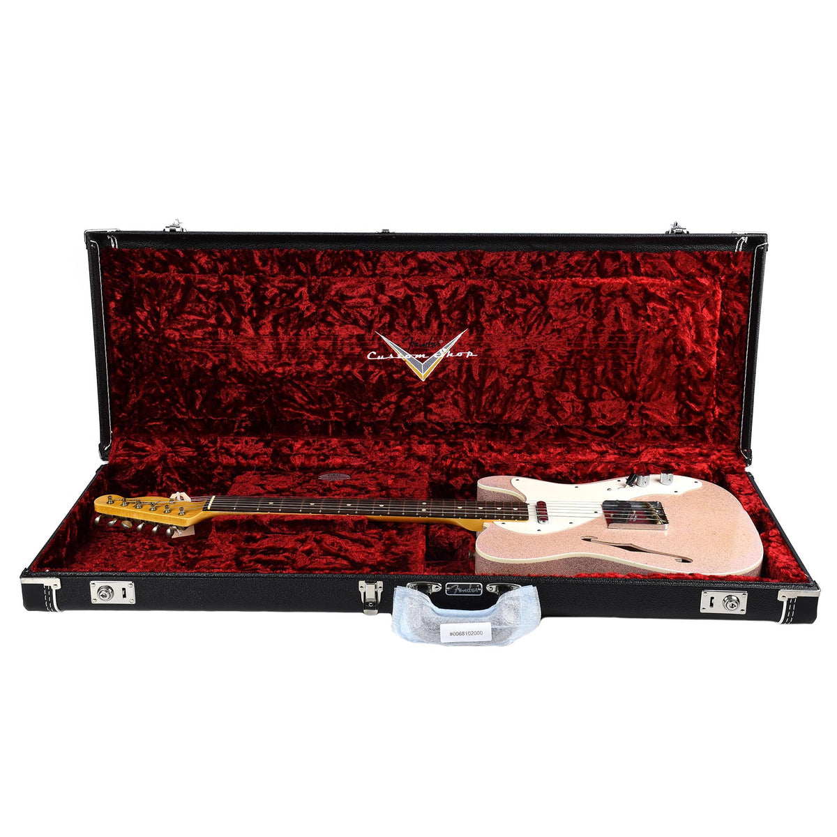 Fender Custom Shop '59 Thinline Telecaster Journeyman Relic Pink Sparkle