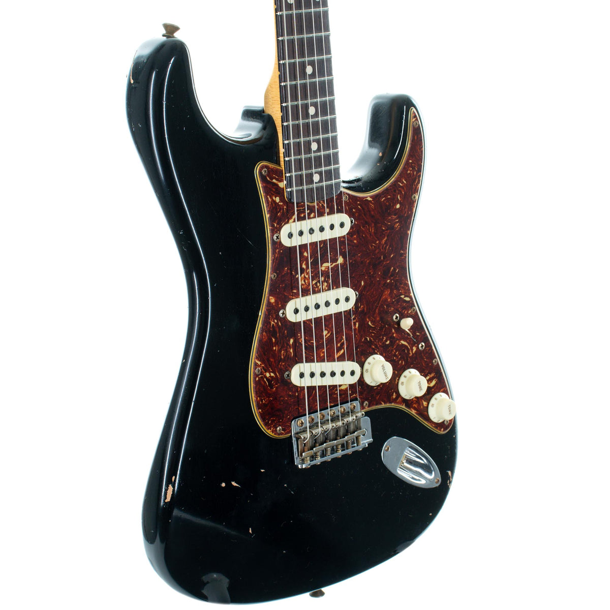 Fender Custom Shop 1960 Stratocaster Journeyman Dennis Galuszka Masterbuilt, Rosewood, Black