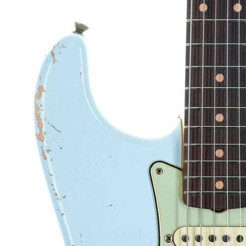 Fender Custom Shop 1962 Stratocaster Relic Todd Krause Masterbuilt, Brazilian Rosewood, Sonic Blue