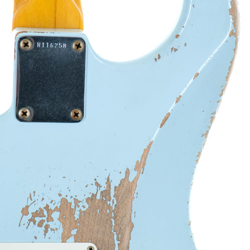 Fender Custom Shop 1962 Stratocaster Relic Todd Krause Masterbuilt, Brazilian Rosewood, Sonic Blue