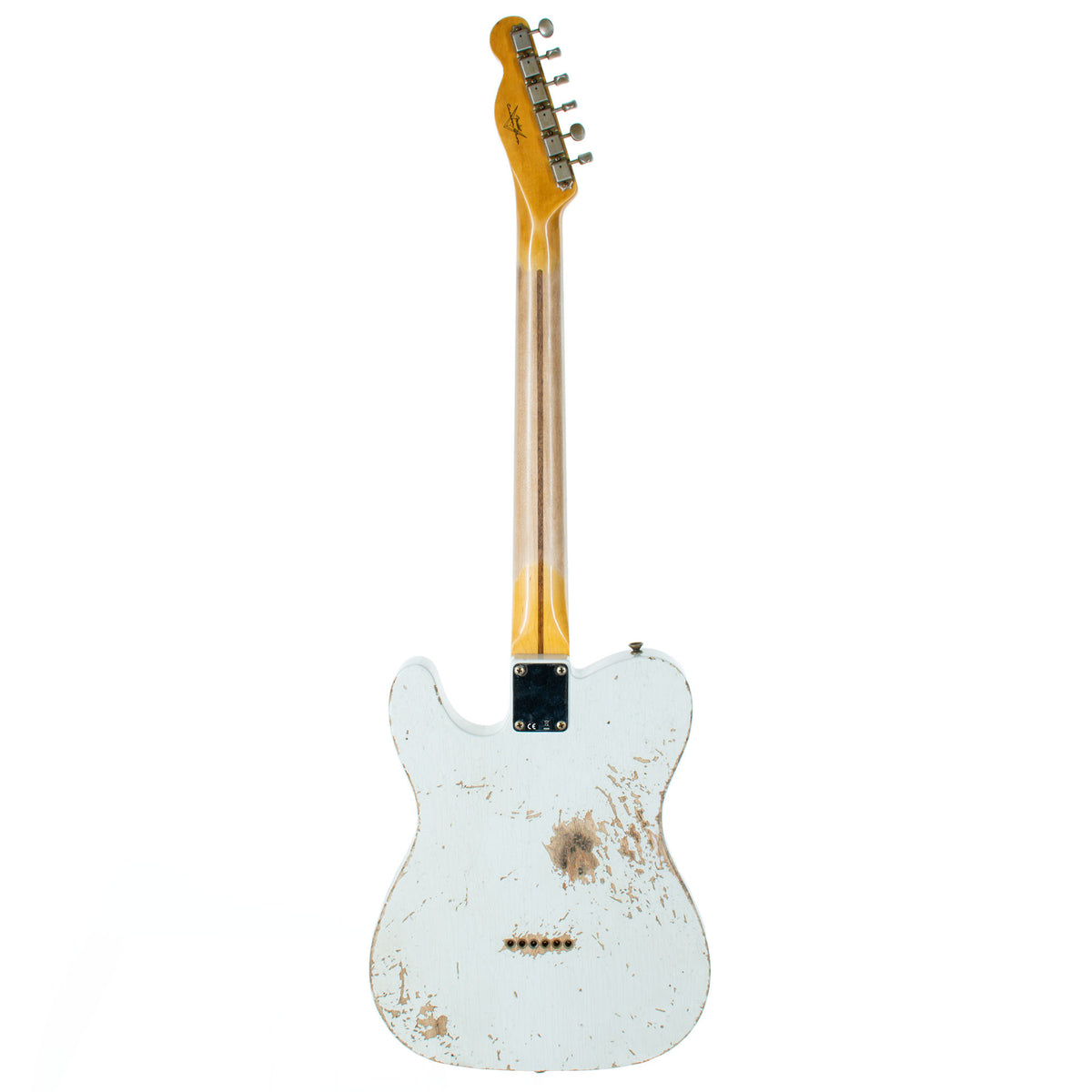 Fender Custom Shop '52 Telecaster, Heavy Relic, Maple, Aged Olympic White R123082