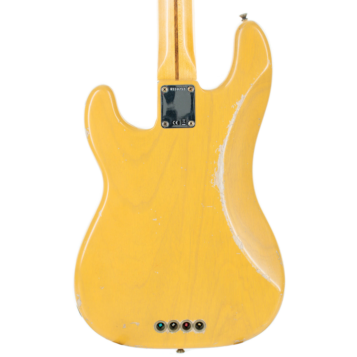 2022 Fender Custom Shop '55 Precision Bass Guitar Maple Relic, Butterscotch Blonde