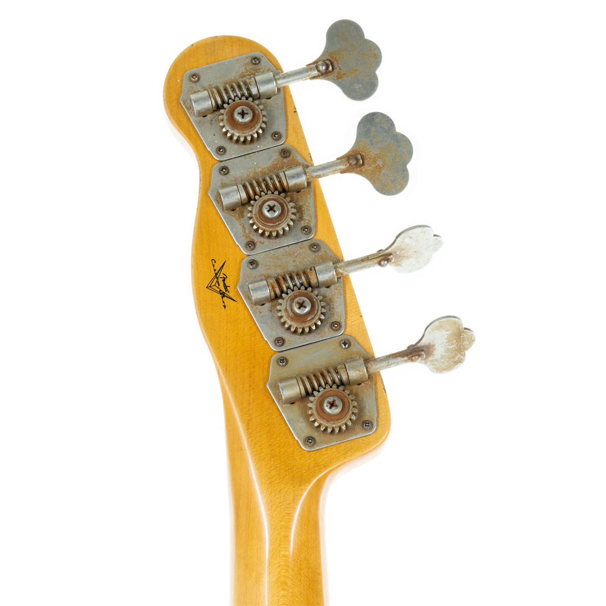 2022 Fender Custom Shop '55 Precision Bass Guitar Maple Relic, Butterscotch Blonde