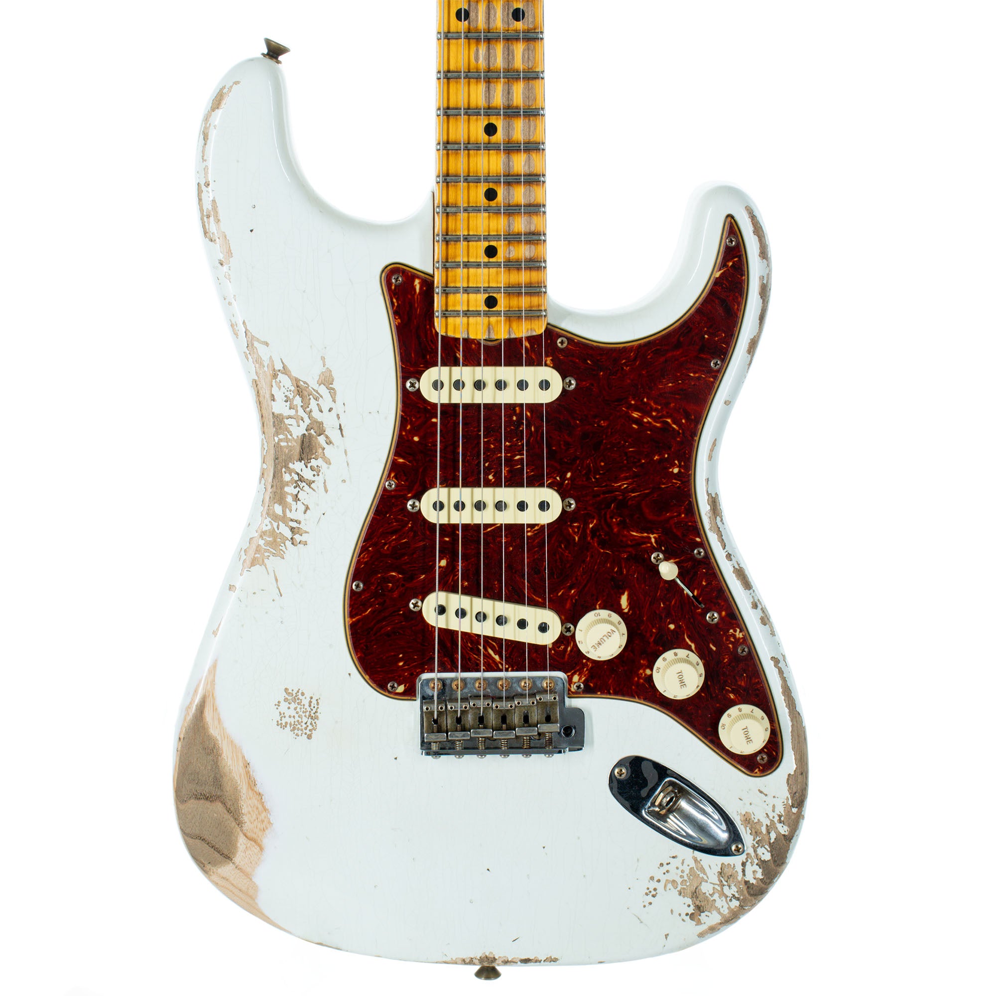 ギター Fender CustomShop - 56`s relic peg Fender Custom Shop '56 Stratocaster, Heavy Relic, Maple