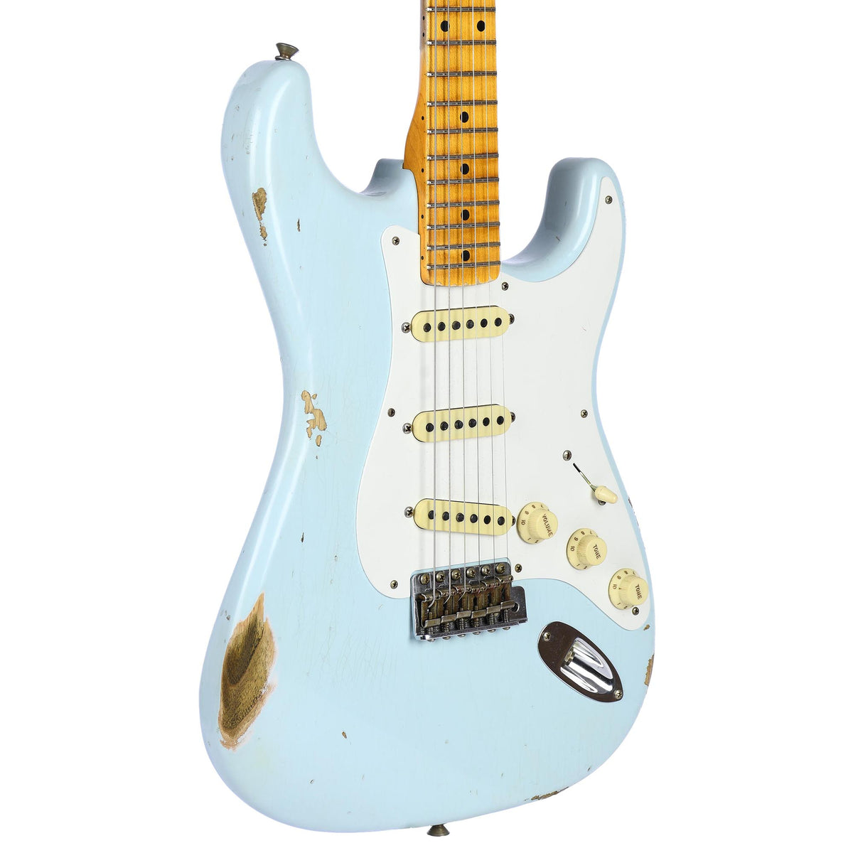 Fender Custom Shop '56 Stratocaster Relic Faded Sonic Blue