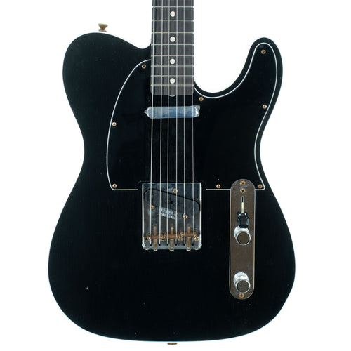 Fender Custom Shop '60 Telecaster Custom Journeyman, Ebony Painted Headcap Black