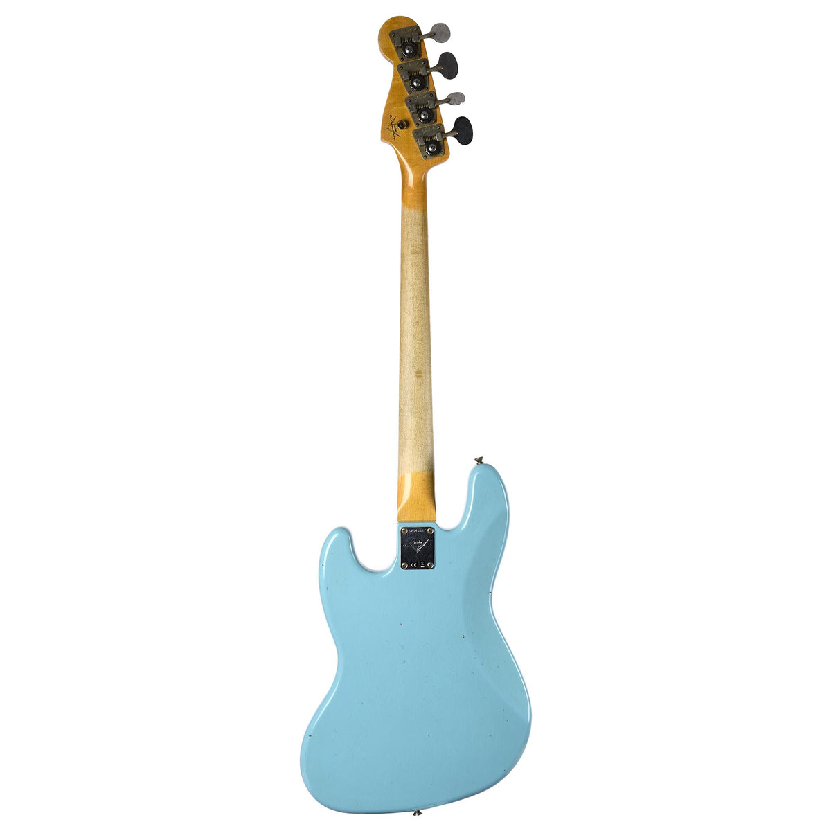 Fender Custom Shop '66 Jazz Bass Journeyman Relic Aged Daphne Blue