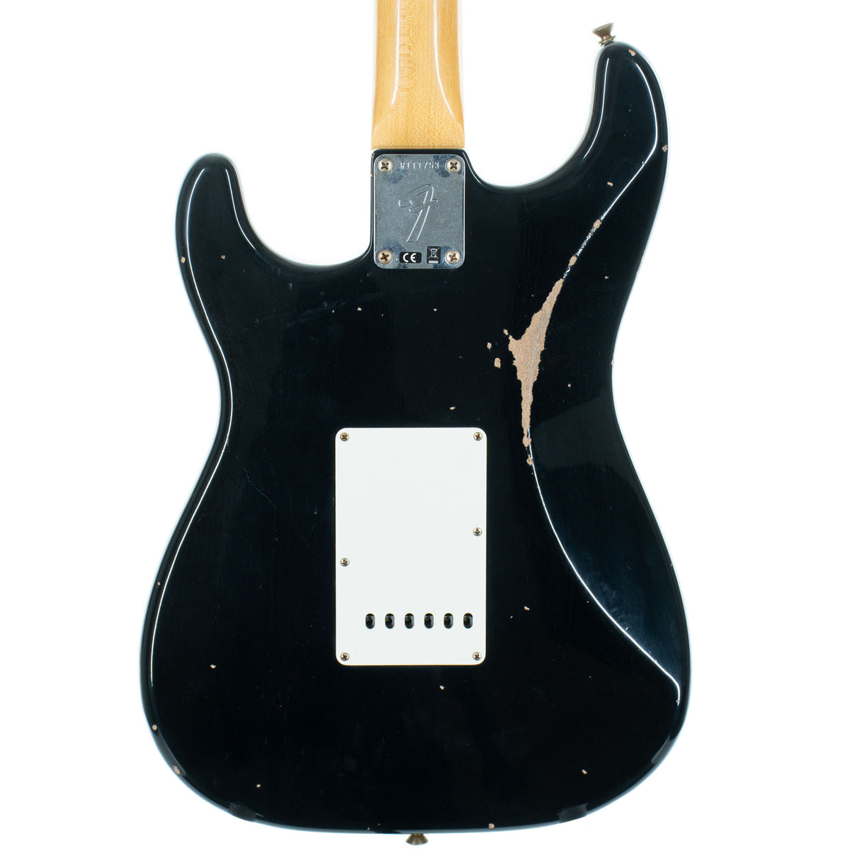 Fender Custom Shop '69 Stratocaster Electric Guitar, Relic Maple, Black