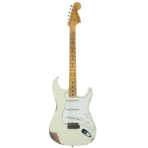 Fender Custom Shop 1969 Stratocaster Heavy Relic Guitar, Vintage White, Maple