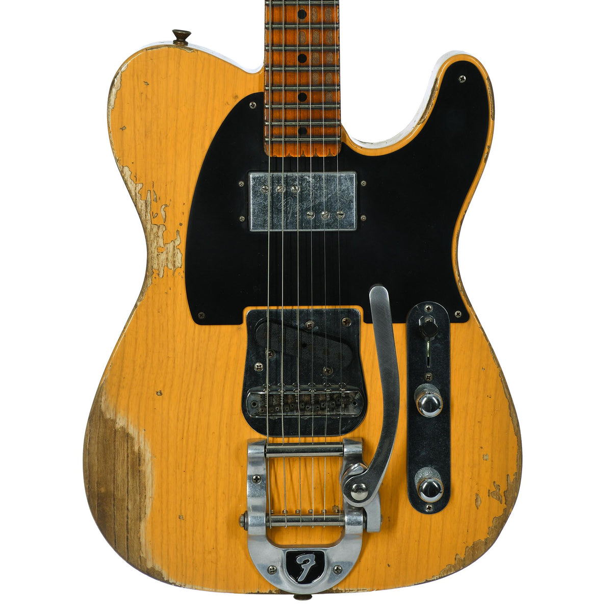Fender Custom Shop Limited CuNiFe Blackguard Telecaster Heavy Relic Aged Butterscotch Blonde