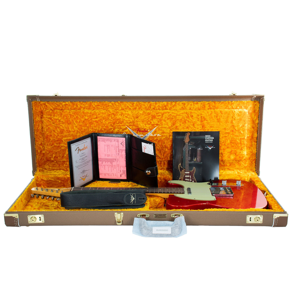 Fender Custom Shop Limited Edition '61 Telecaster Electric Guitar, Relic, Aged Candy Apple Red