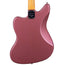 Fender Custom Shop Limited Edition '63 Jaguar Journeyman Relic Electric Guitar, Aged Burgundy Mist Metallic