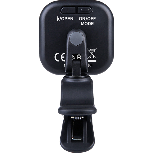 Fender Flash Rechargeable Clip-on Guitar Tuner, Black