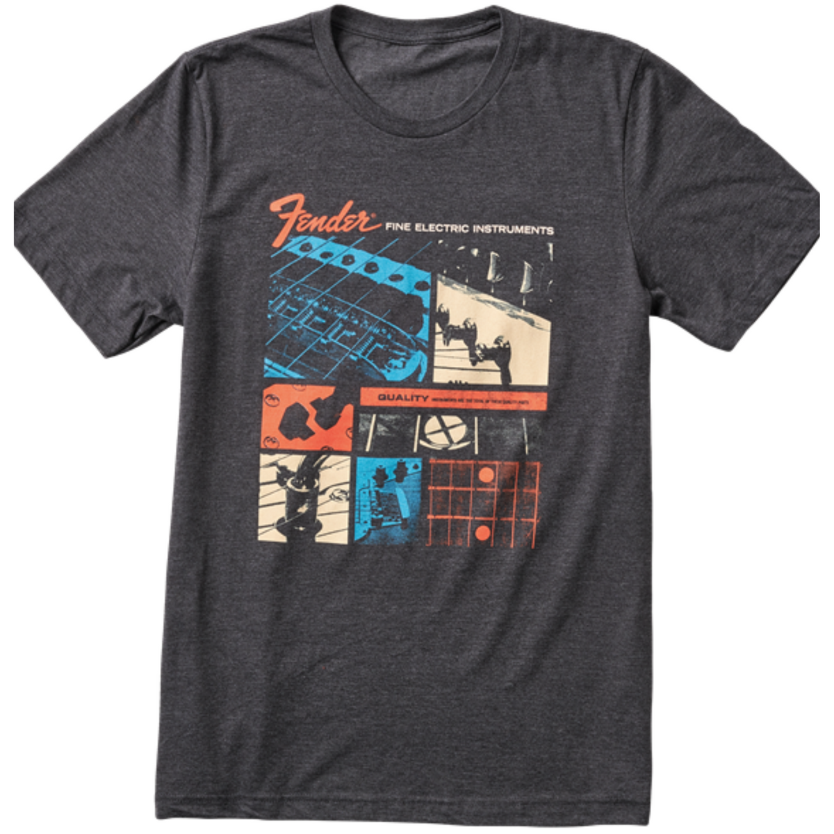 Fender Jaguar T-Shirt - Dark Grey