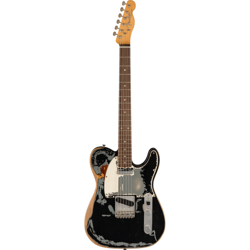 Fender Joe Strummer Telecaster Electric Guitar, Rosewood, Black