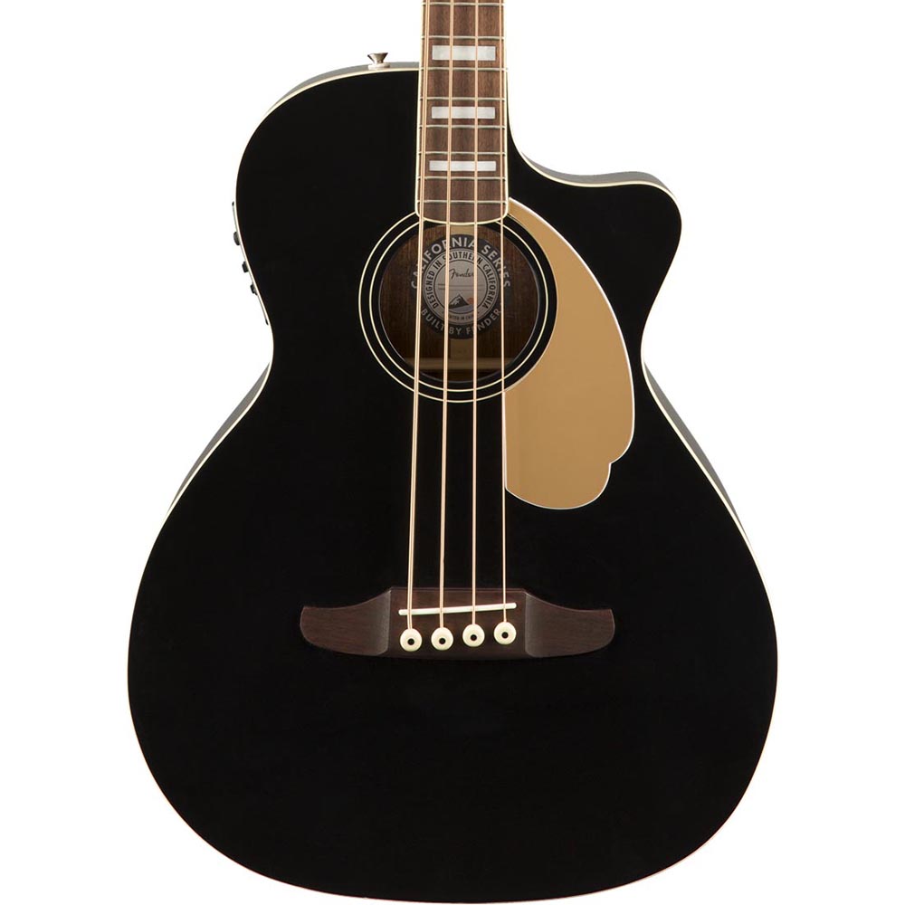 Fender Kingman Bass Guitar Jetty Black with Walnut Fingerboard