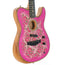 Fender Limited Edition Acoustasonic Telecaster Ebony With Bag, Pink Paisley