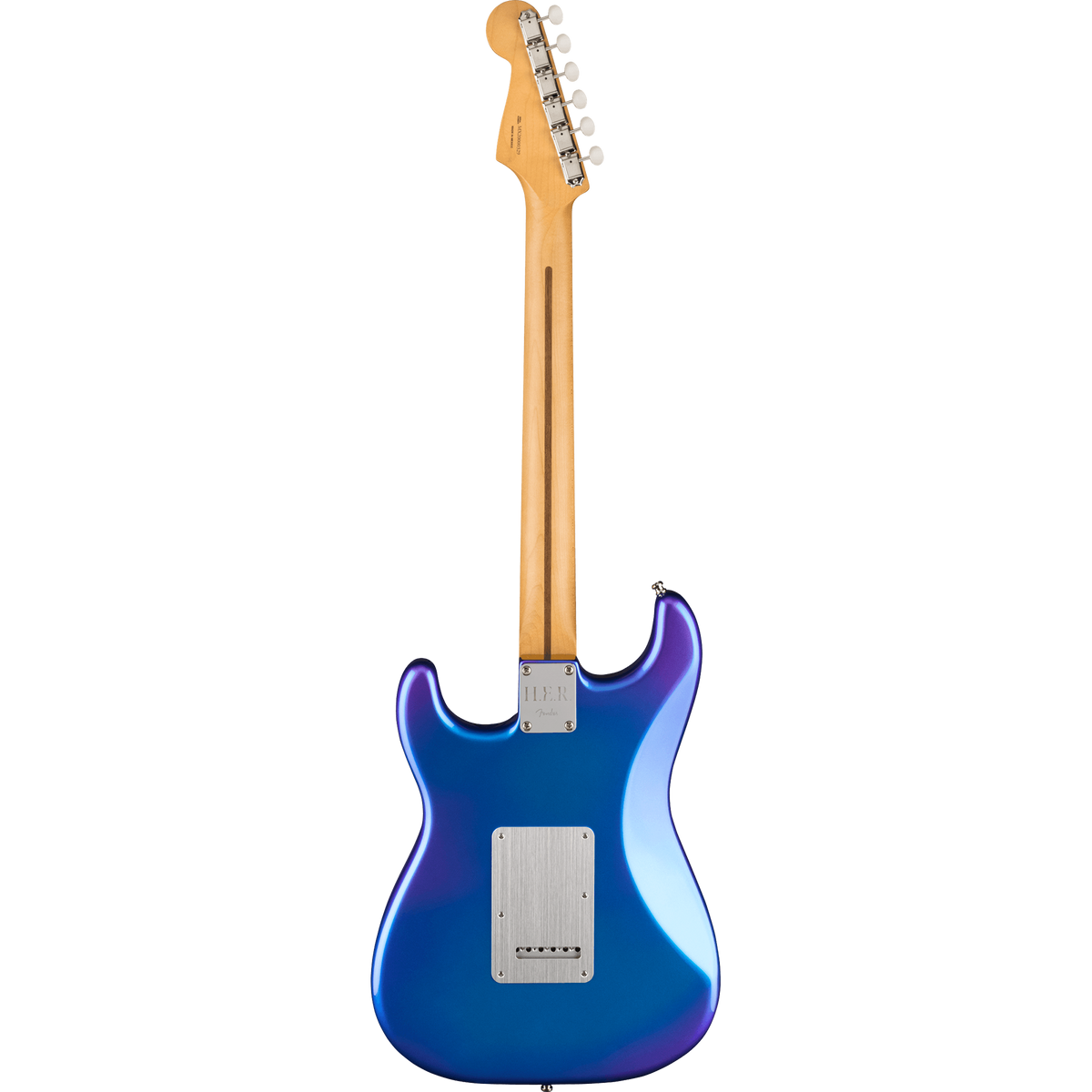 Fender Limited Edition H.E.R. Stratocaster Electric Guitar, Maple, Blue Marlin