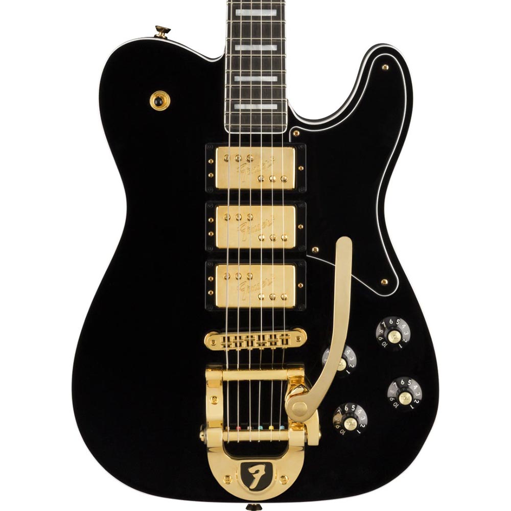 Fender Parallel Universe II Troublemaker Telecaster Custom 3 Pickup Bigsby Black