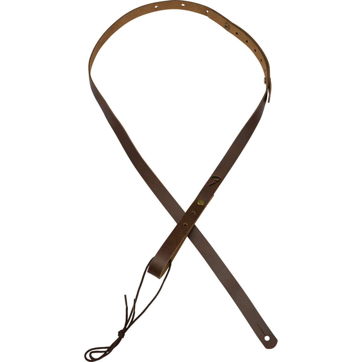 Fender Paramount Mandolin Leather Strap, Brown