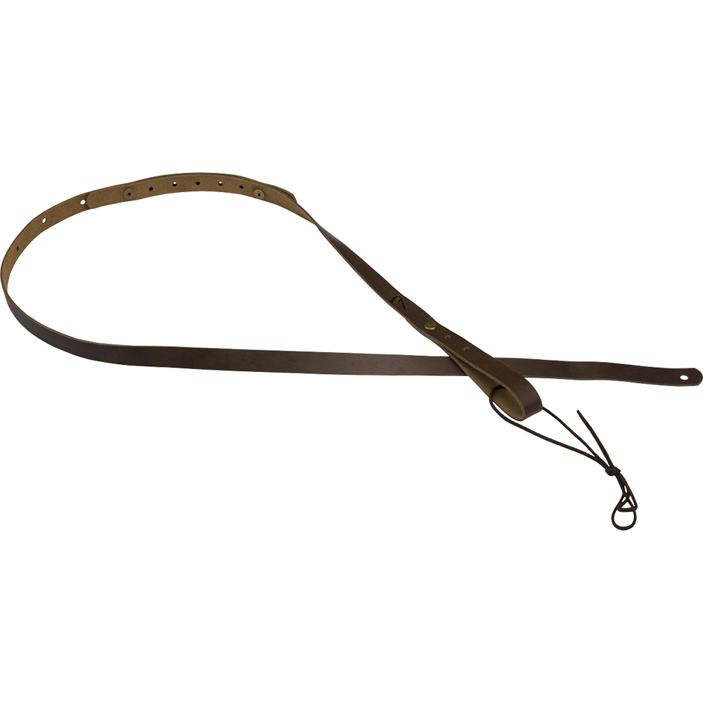 Fender Paramount Mandolin Leather Strap, Brown
