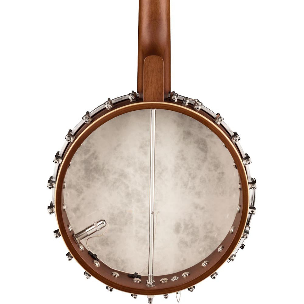 Fender PB-180E Banjo With Bag, Walnut, Natural