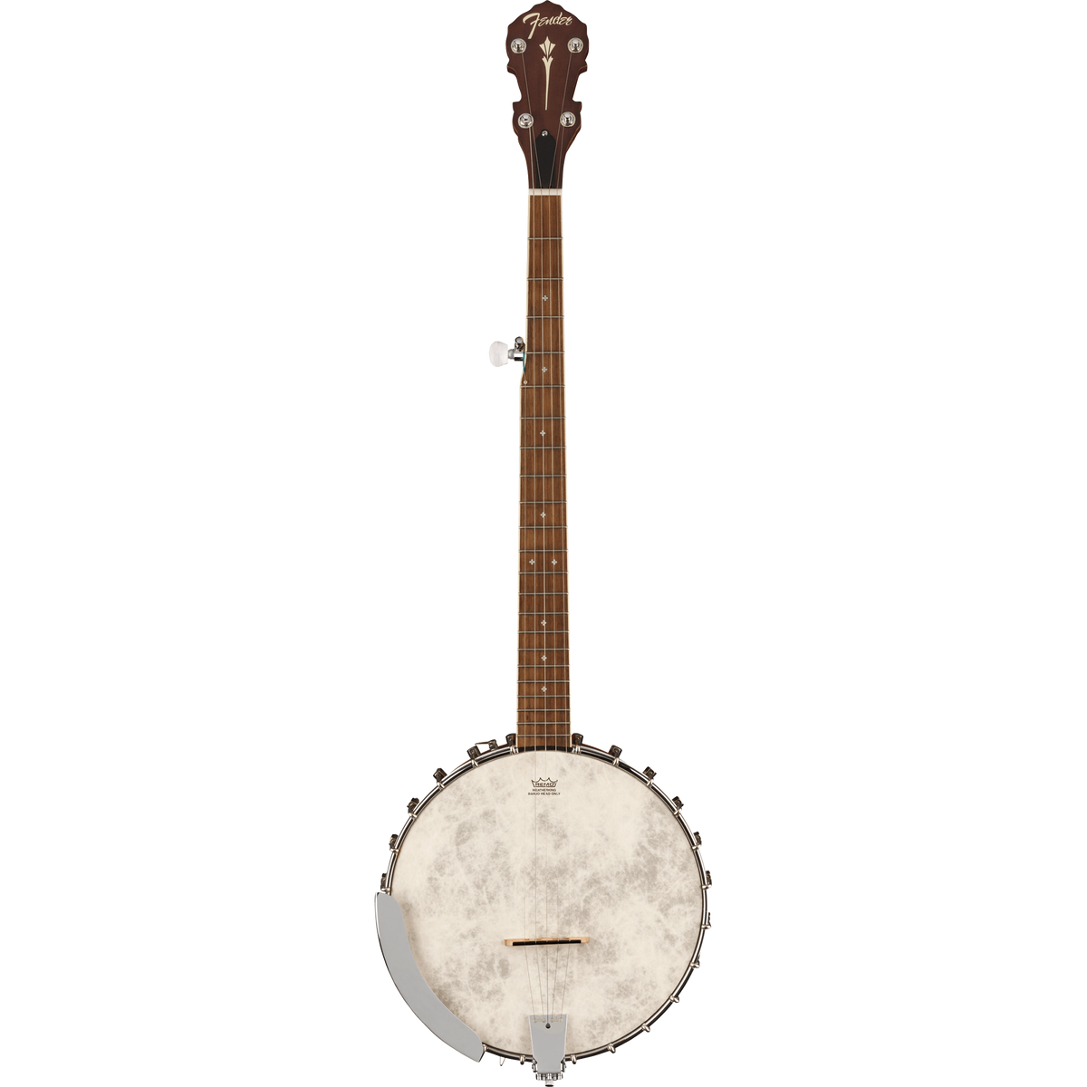 Fender PB-180E Banjo With Bag, Walnut, Natural
