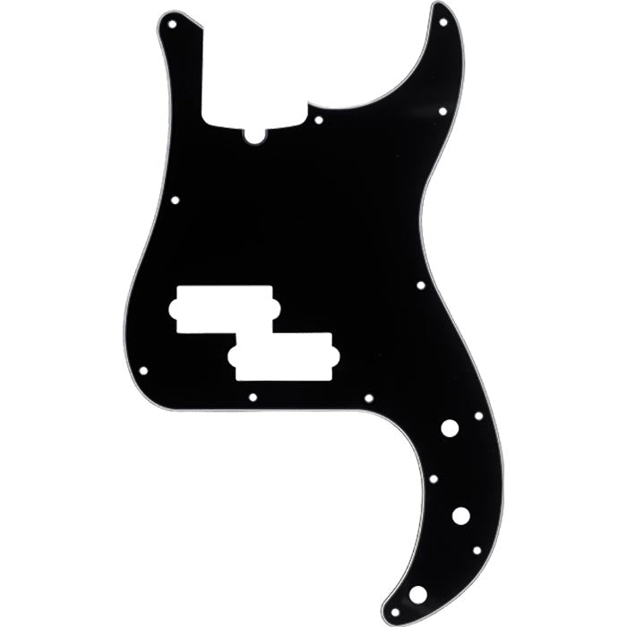 Fender Pickguard, Precision Bass, 13 Hole, B/W/B, 3-Ply, With Truss Rod Notch