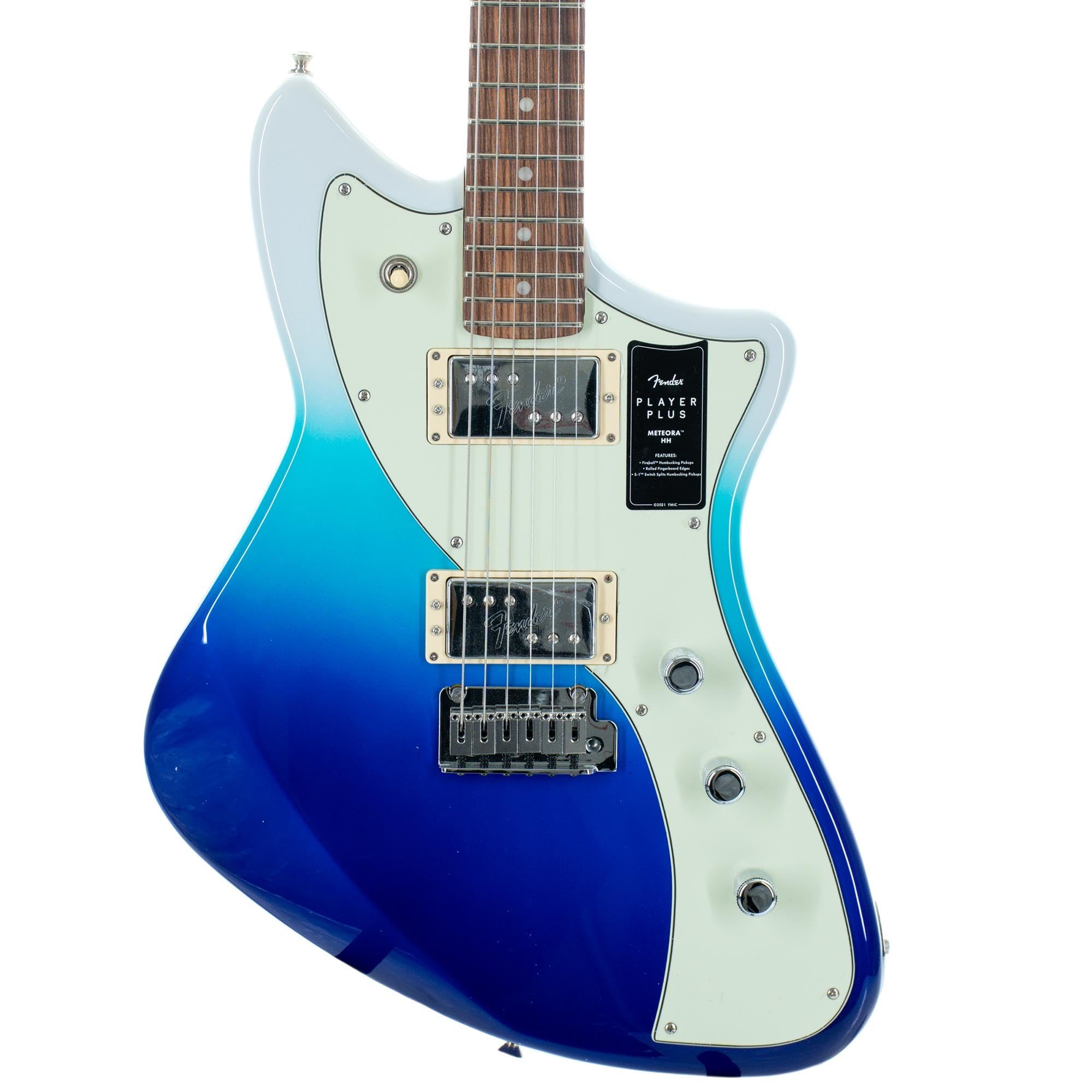 Fender Player Plus Meteora HH PF Belair Blue guitare électr