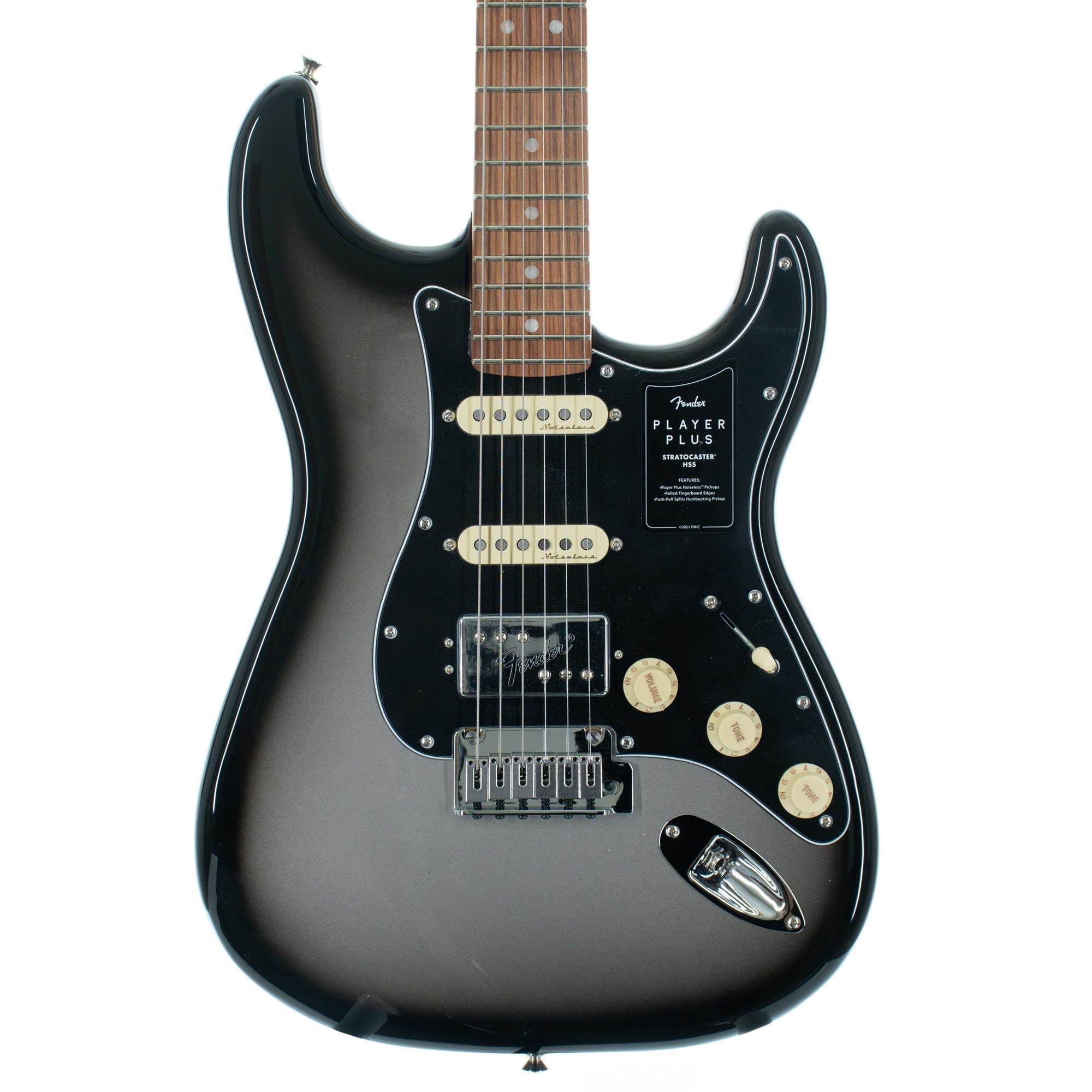 Fender Player Plus Stratocaster HSS Pau Ferro, Silverburst