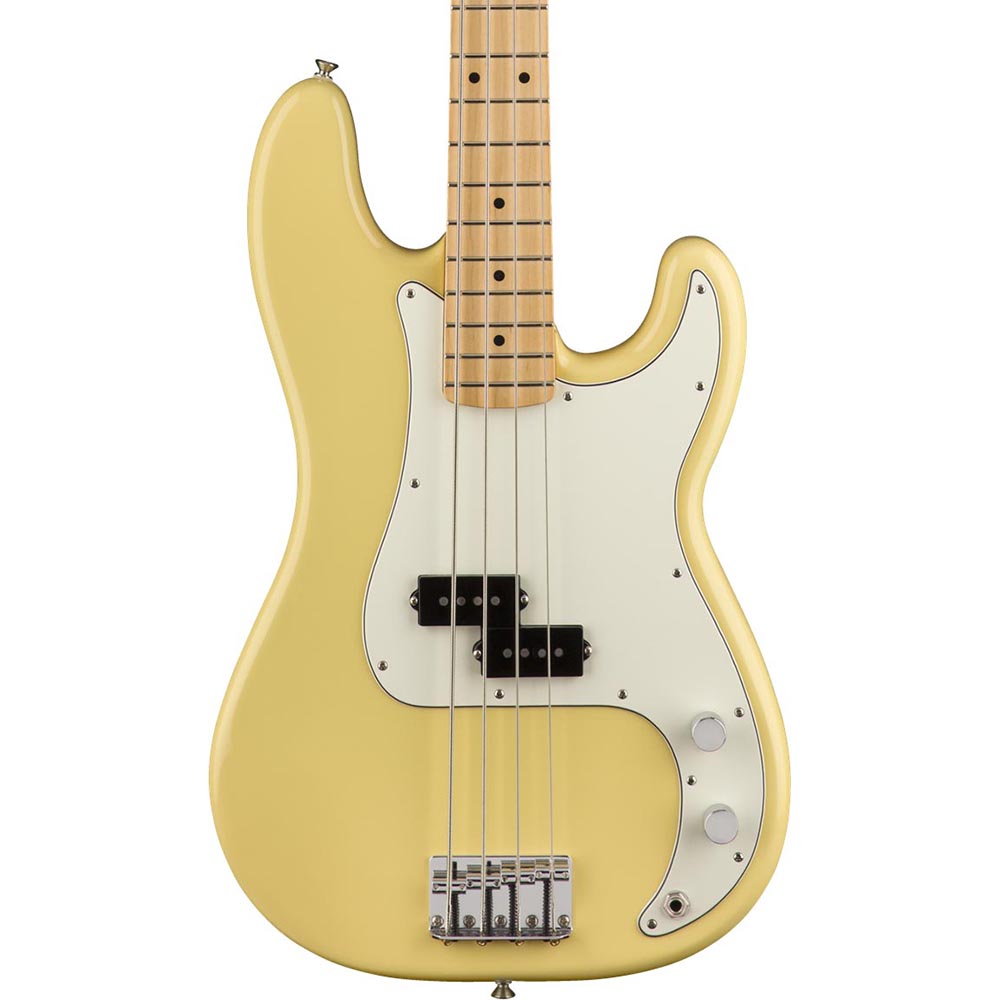 Fender Player Precision Bass Guitar Buttercream with Maple Fingerboard