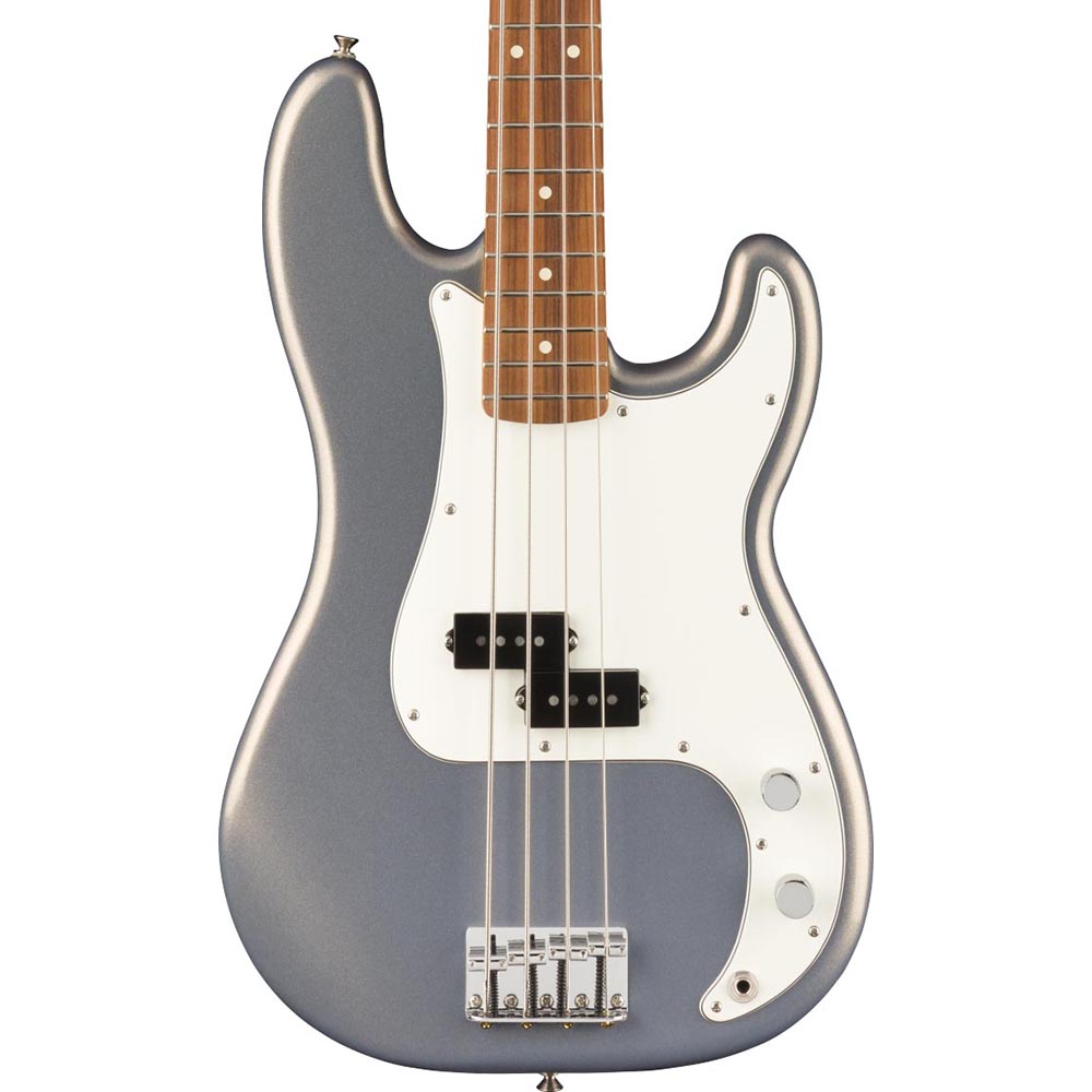 Fender Player Precision Bass Pau Ferro Fingerboard Silver