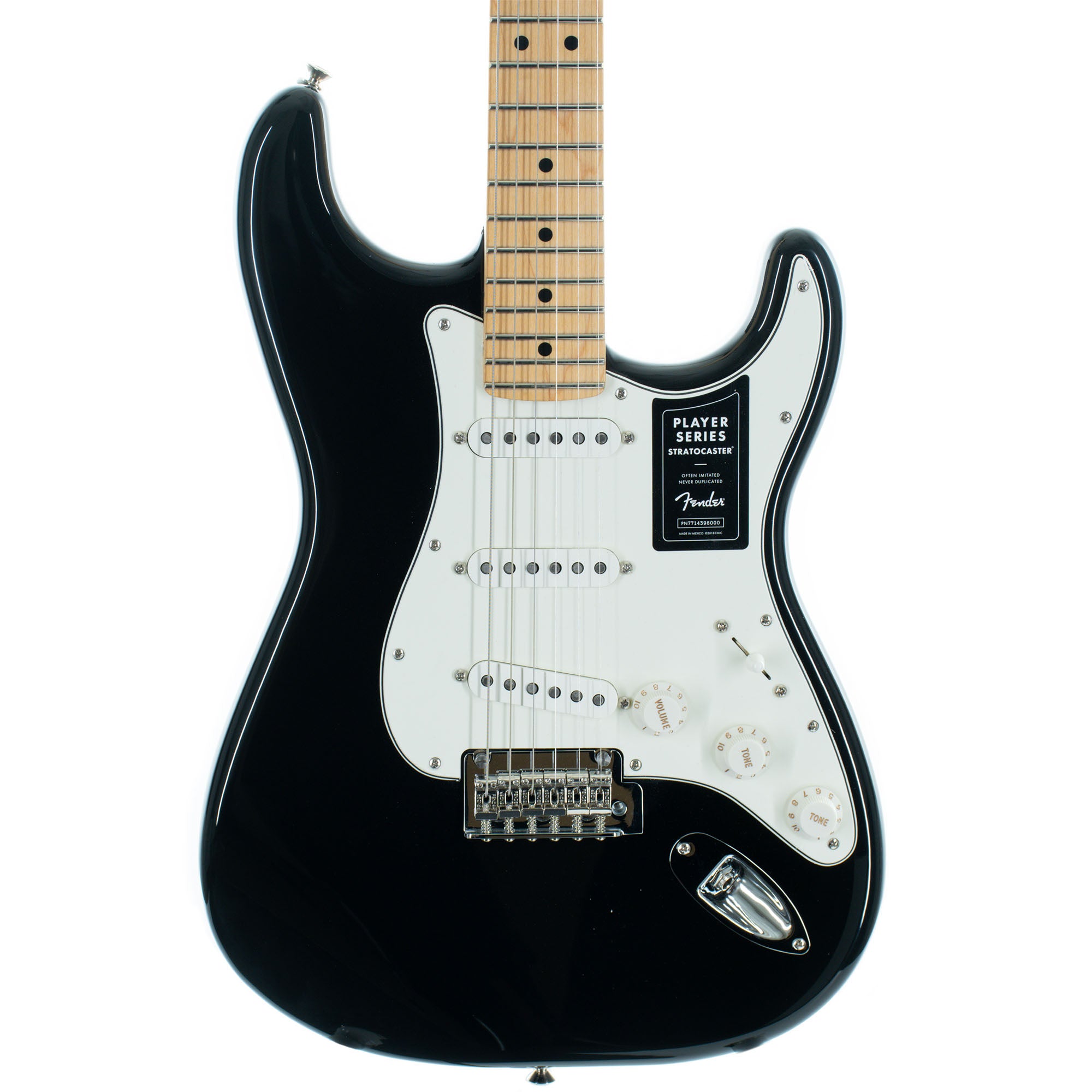 Stratocaster　Fingerboard　Fender　Black　Player　Maple
