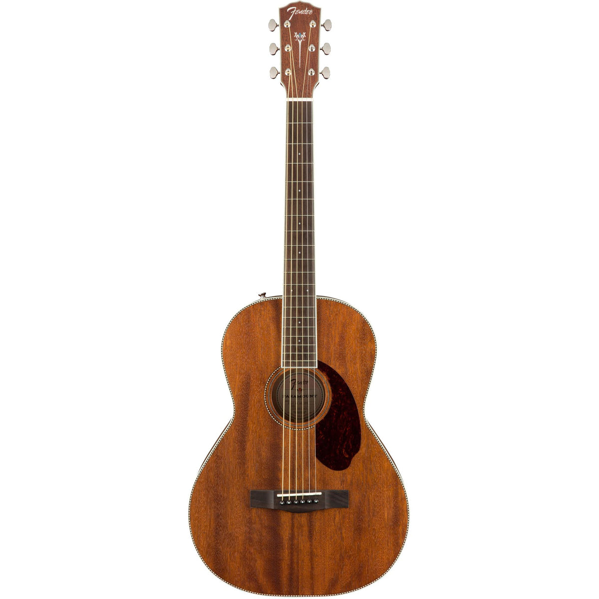 Fender PM-2 Parlor All Mahogany With Case - Natural