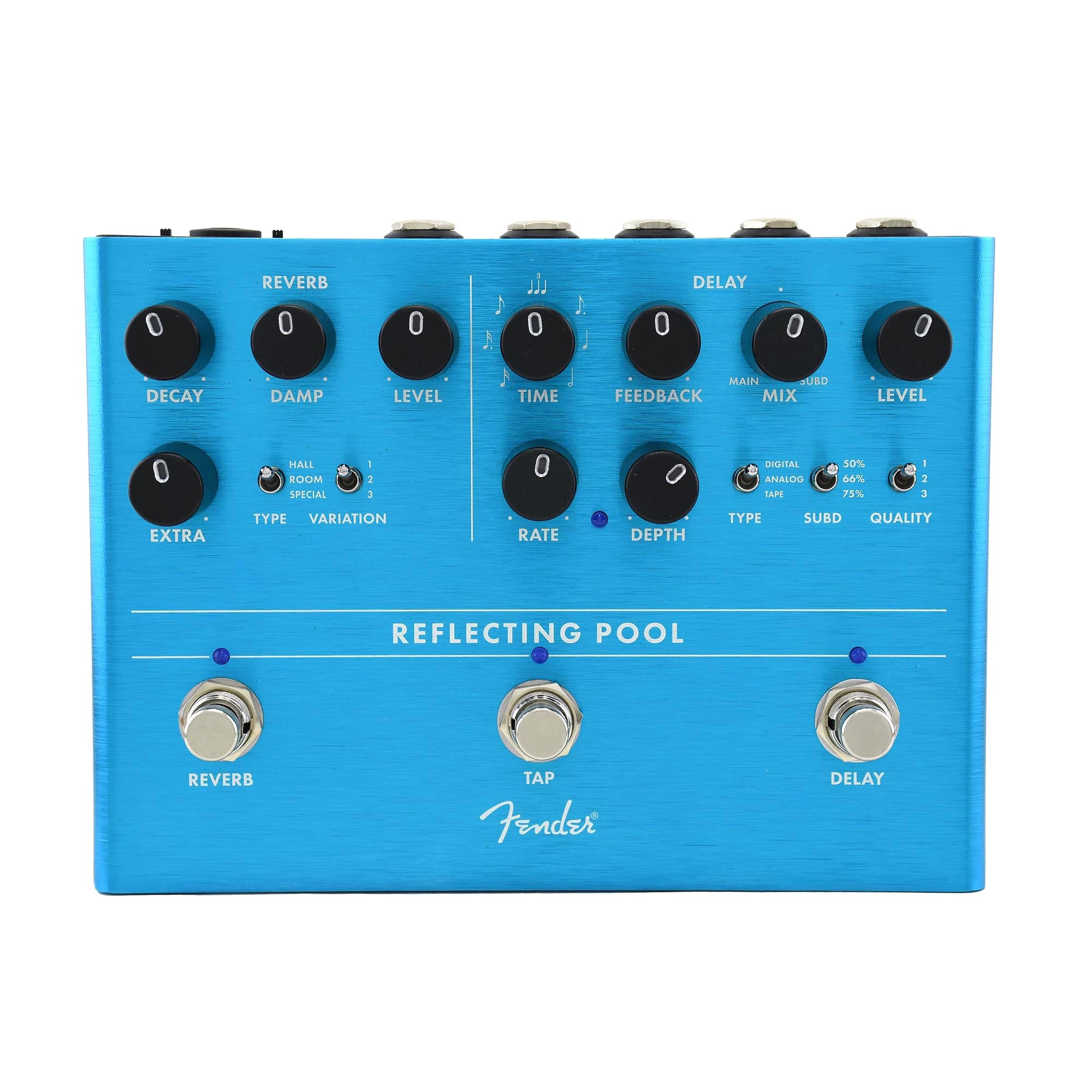 delay and reverb pedal Fender Reflecting Pool Delay Reverb