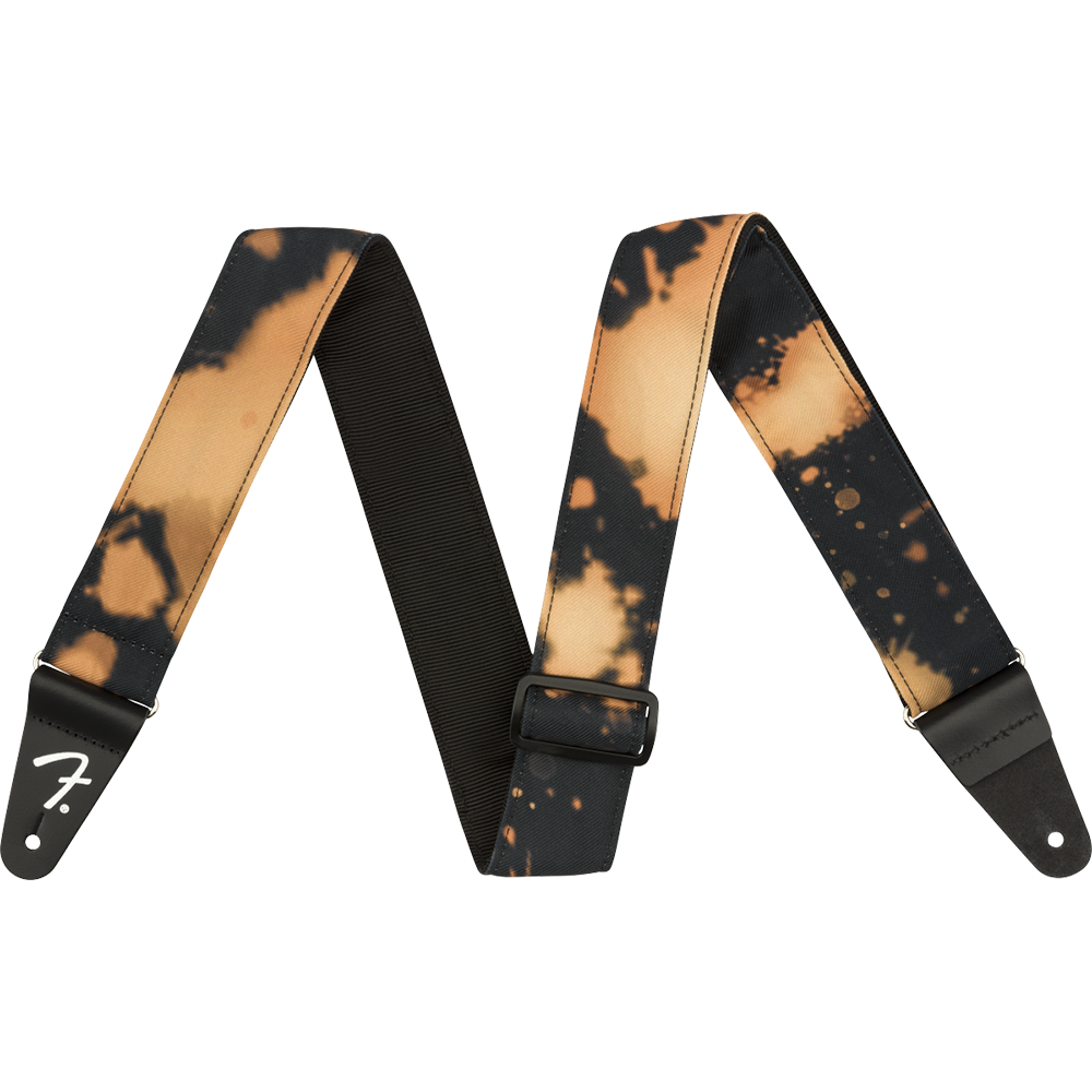 Fender Tie Dye Acid Wash Strap, Black