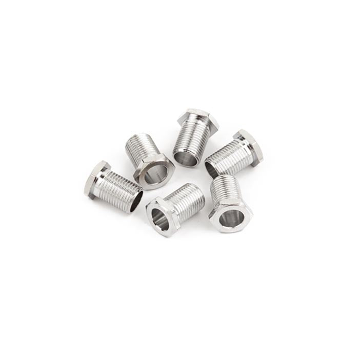 Fender Tuner Bushings - American Deluxe/American Series Guitars, Chrome (6)