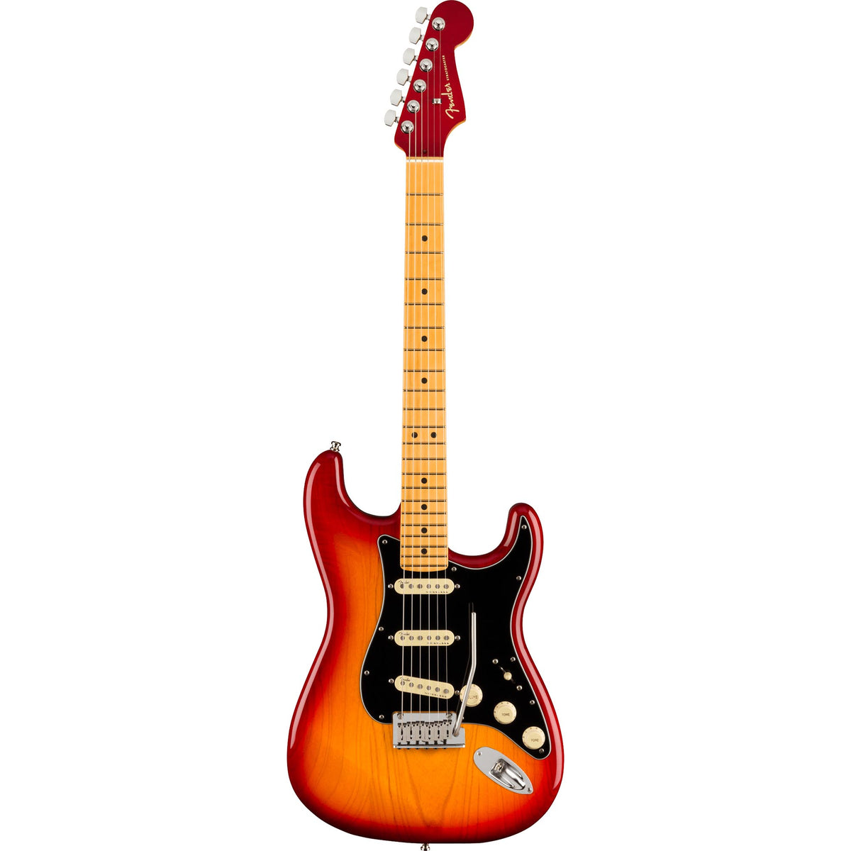Fender Ultra Luxe Stratocaster Maple, Plasma Red Burst