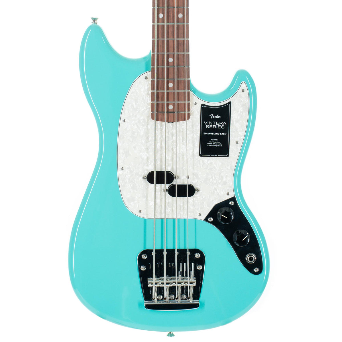 Fender Vintera '60s Mustang Bass Pau Ferro, Seafoam Green