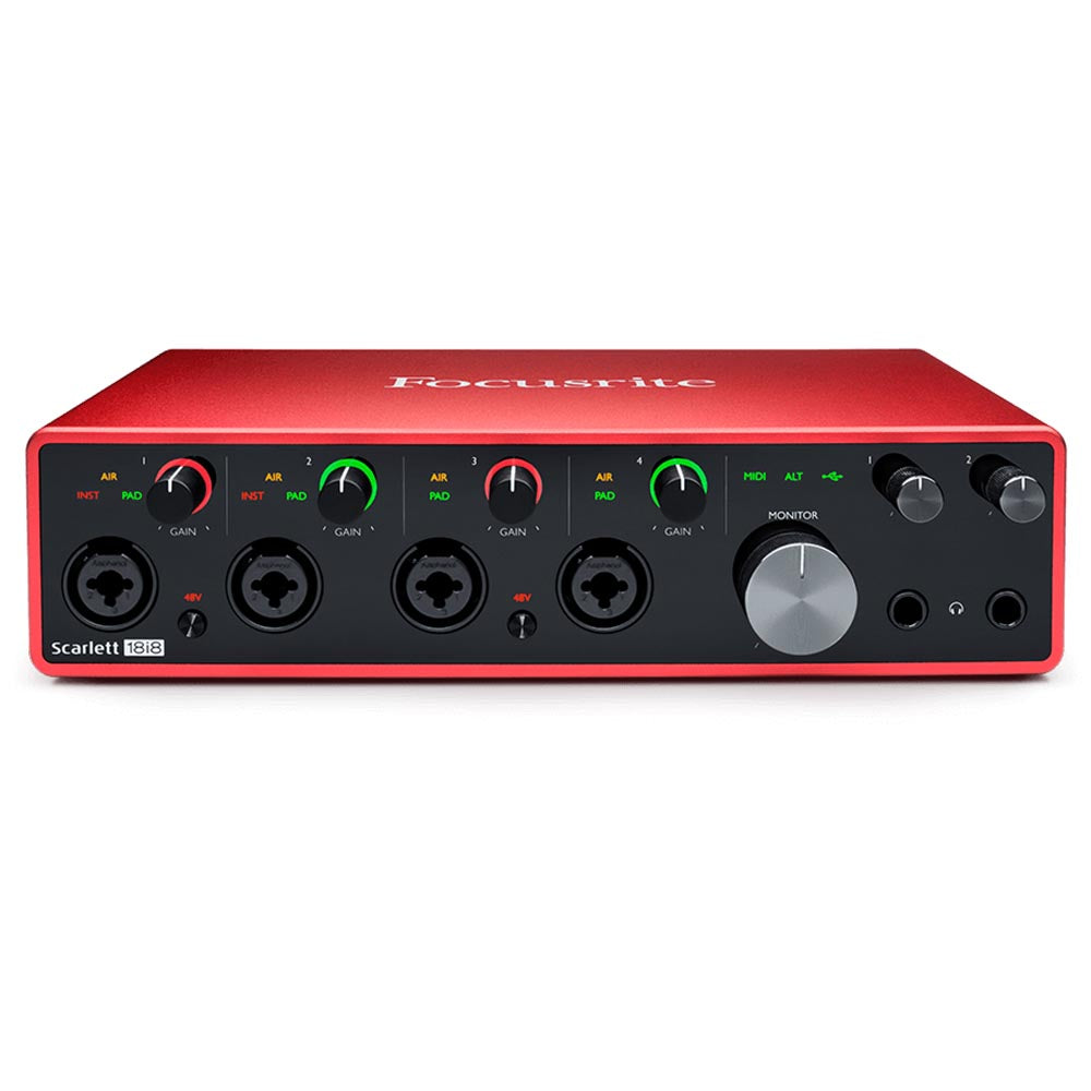 venom følsomhed Rustik Focusrite Scarlett 18I8 3rd Generation USB Audio Interface