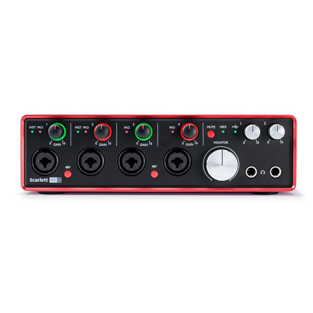 DTM・DAW focusrite 18i8 Gen2 Focusrite Scarlett 18I8 Interface - 2nd Generation