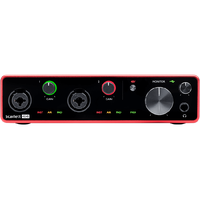 Focusrite Scarlett 4i4 3rd Generation USB Audio Interface