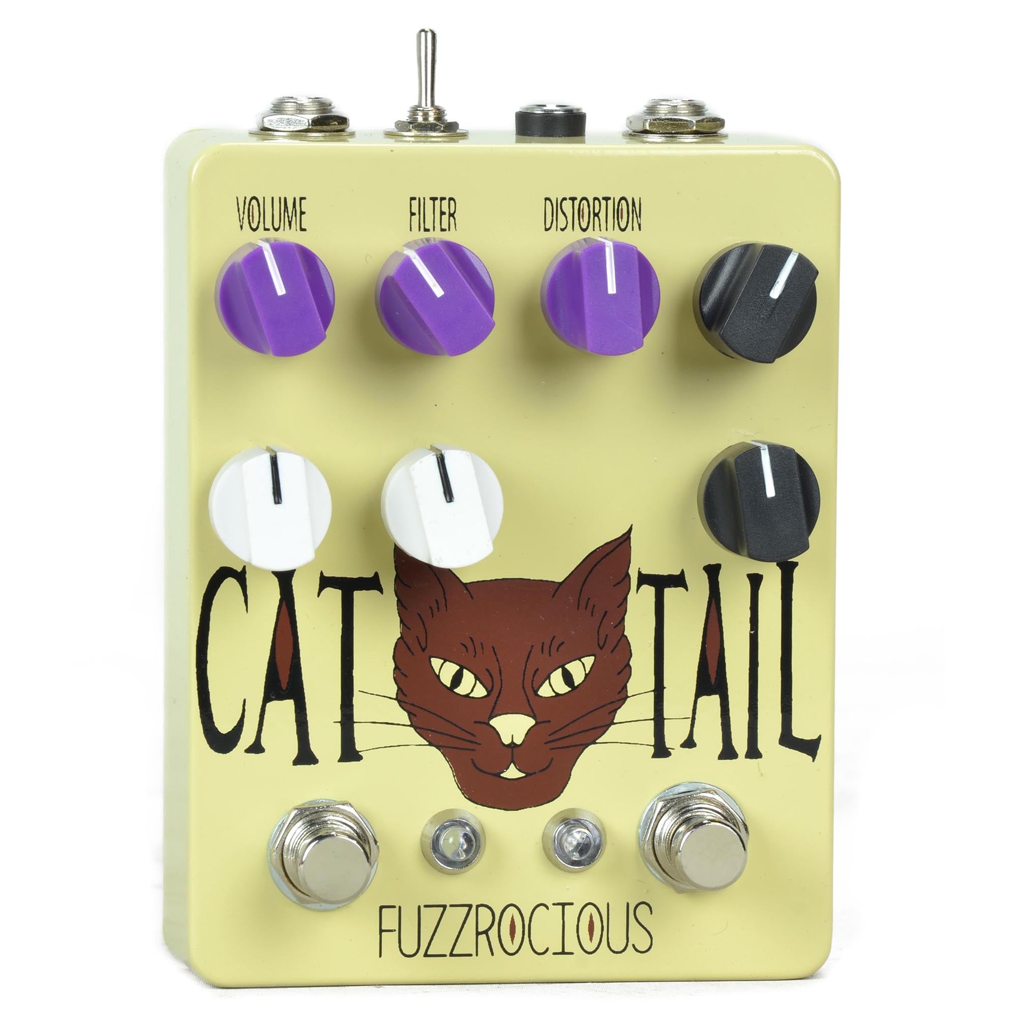 cat guitar pedal Fuzzrocious Cat Tail Distortion