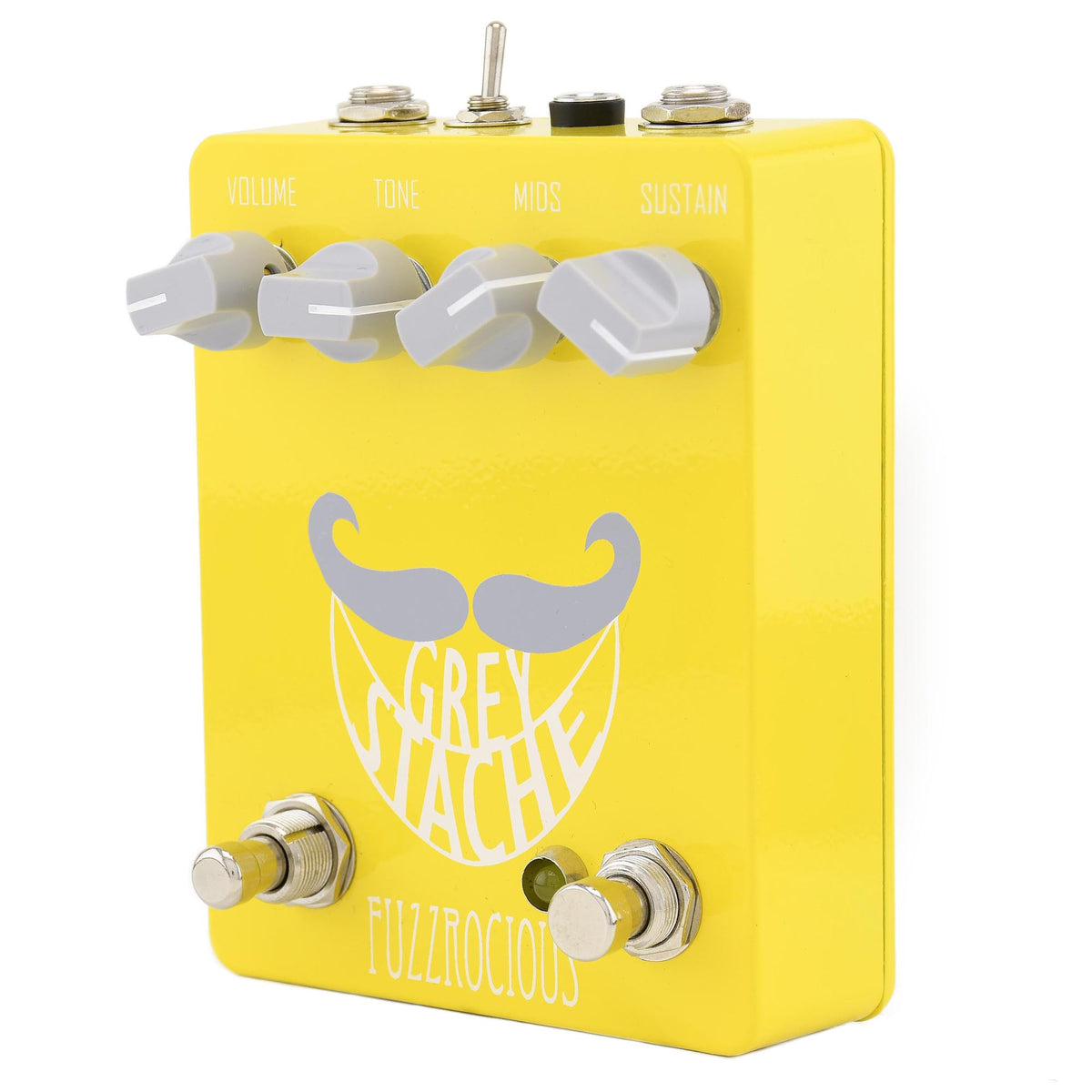 Fuzzrocious Grey Stache Fuzz - Diode & Oscillation Mods - Momentary Mod