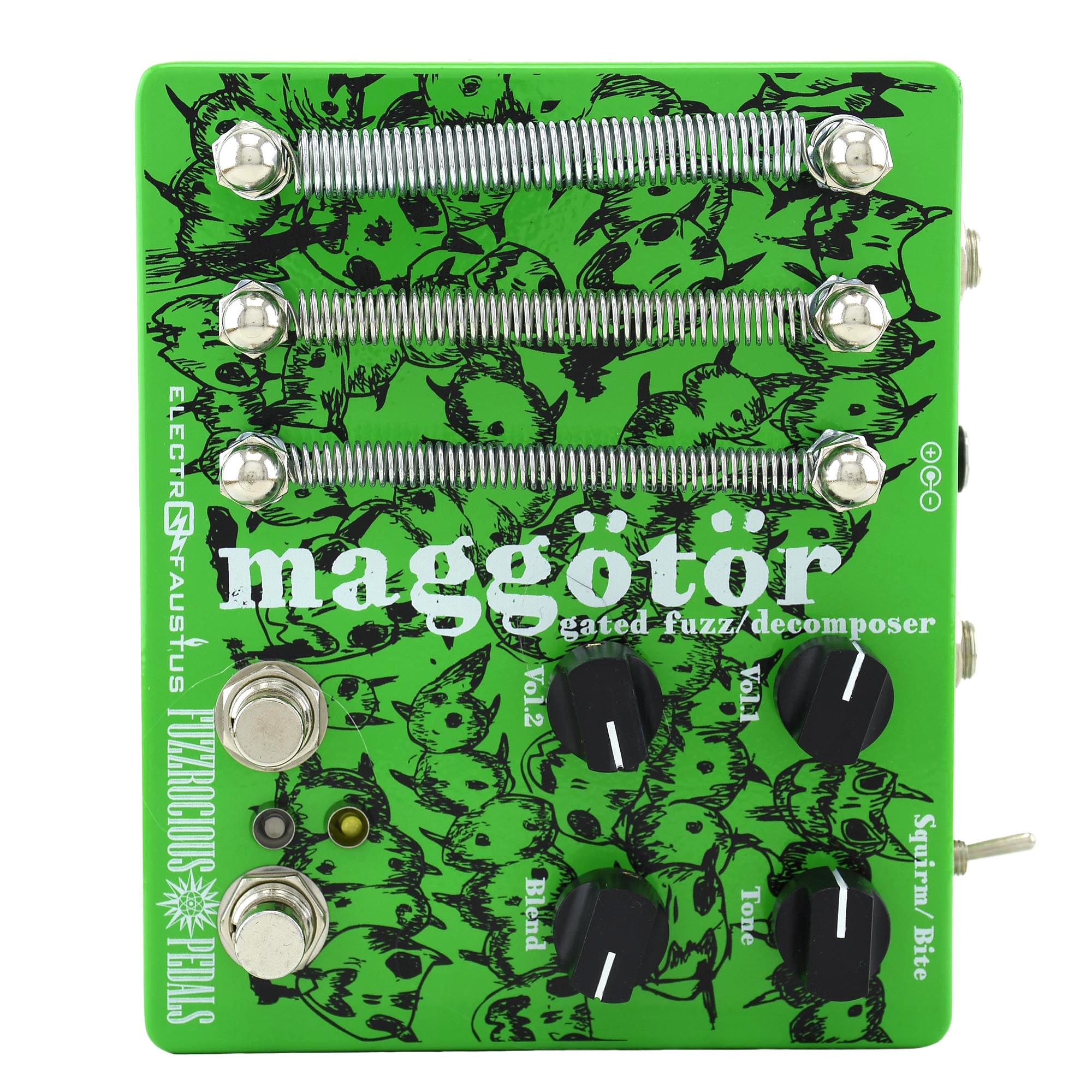 gated fuzz pedal Fuzzrocious Maggotor Gated Fuzz Decomposer, Electro-Faustus Collaborat