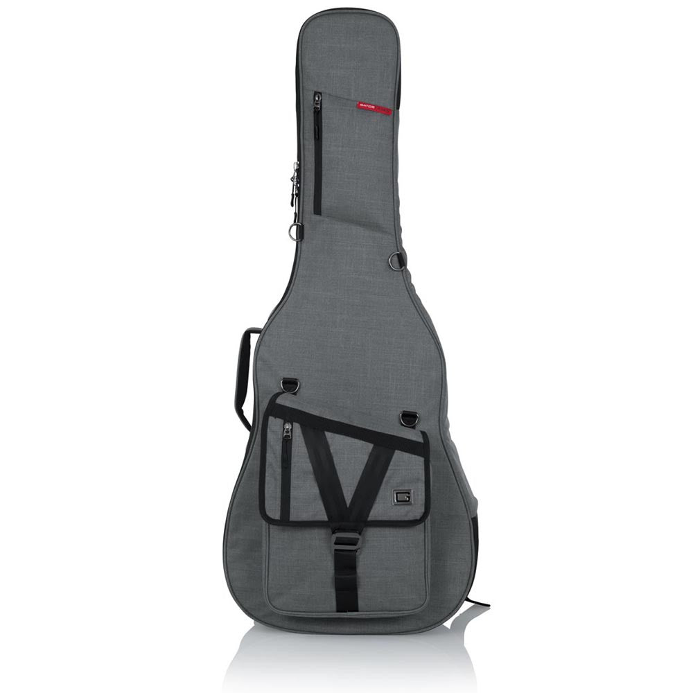 Gator Cases Transit Series Acoustic Guitar Gig Bag With Light Grey Exterior