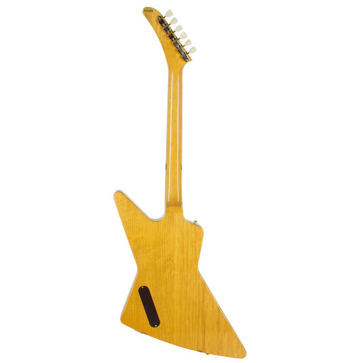 Gibson Custom 1958 Korina Explorer Reissue, White Pickguard, Natural VOS Electric Guitar