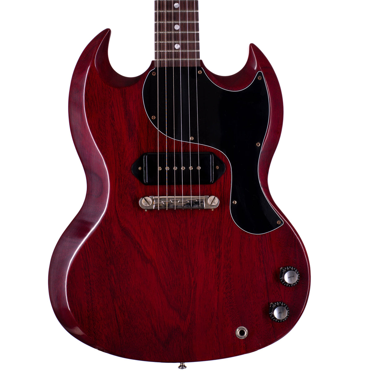 Gibson Custom Shop 1963 SG Junior Reissue, Lightning Bar, VOS Cherry Red