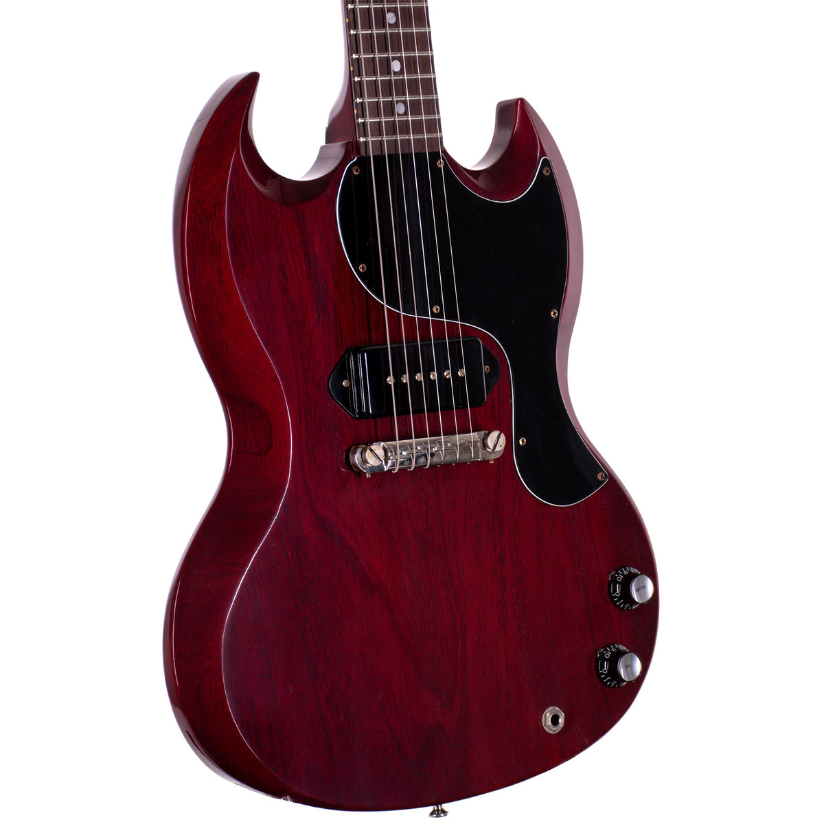 Gibson Custom Shop 1963 SG Junior Reissue, Lightning Bar, VOS Cherry Red